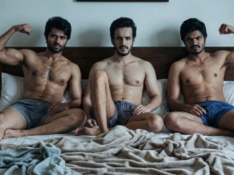 Vijay Devarakonda, Akhil Akkineni and Anand Devarakonda